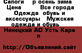 Сапоги 35 р.осень-зима  › Цена ­ 700 - Все города Одежда, обувь и аксессуары » Мужская одежда и обувь   . Ненецкий АО,Усть-Кара п.